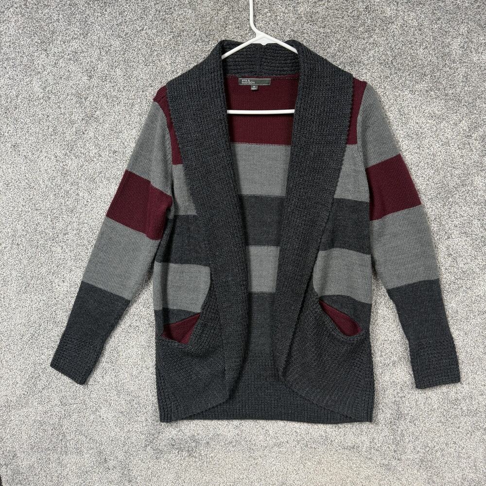 89th & Madison Cardigan Sweater M Librarian Chic Dark Academia Collegiate Mod